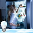 thumbnail image 3 of BUBO LED Refrigerator Light Bulb, 40 Watt Equivalent, Daylight White 5000K, 120V, A15 Appliance Bulb, Ideal for Fridge, Freezer, E26 Medium Base, 5.5W, Non-Dimmable, 2 Pack, 3 of 8