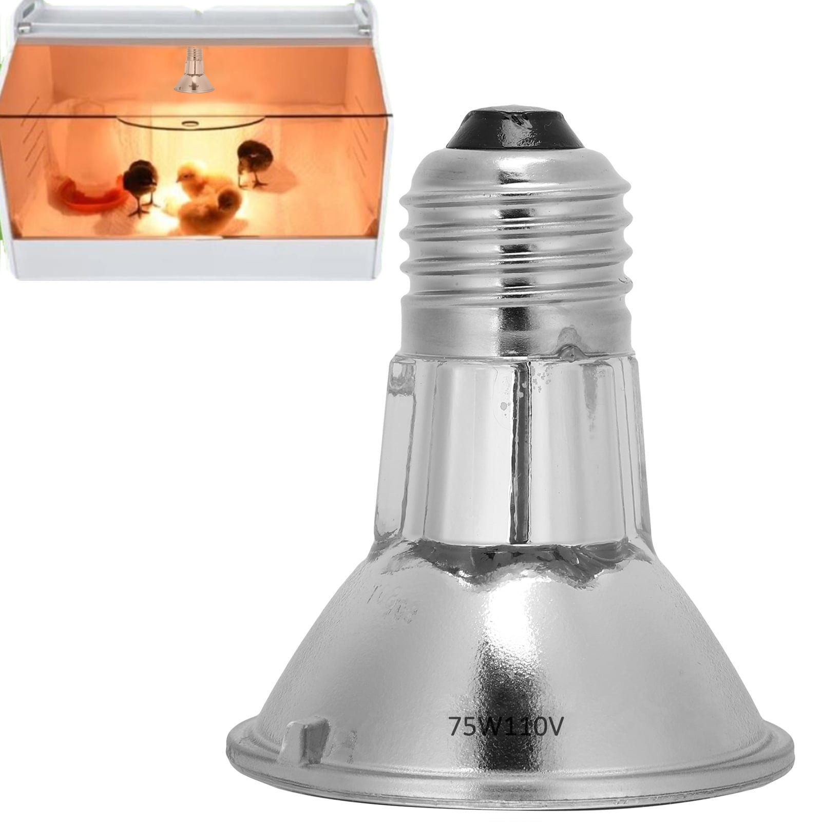 Reptile Sun Lamp, Full Spectrum Light SelfBallasted Basking Spot Light