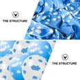 thumbnail image 3 of 1 Set 50pcs Blue Sky Cloud Impreso BALLOONS DE LATEX Decoraciones de fiesta (color surtido), 3 of 6