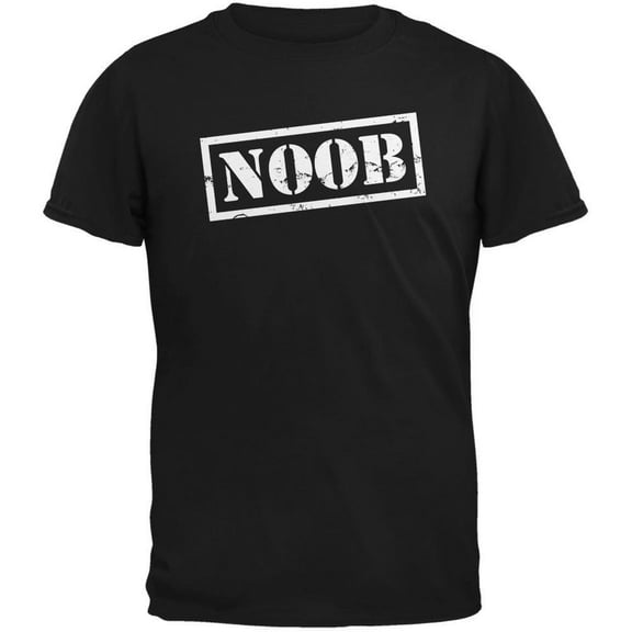 Old Glory Mens Noob Black Short Sleeve Graphic T Shirt