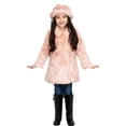 thumbnail image 1 of Widgeon Girls' Jacket Faux Fur Button Down Coat and Hat Outwear Set, 1 of 9