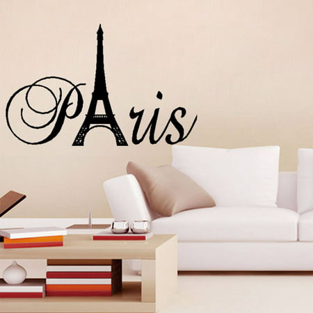 Paris Eiffel Tower Art  Decal Wall  Sticker Removable DIY 