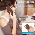 thumbnail image 6 of Allytechgroup Galaxy S23 FE 5G Case 6.4", FRID Blocking Hidden Cards Slots Kickstand Wristband Wallet Phone Case Cover for Samsung Galaxy S23 FE, Brown, 6 of 6