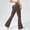 Brown, variant on Womens Yoga Pants Flared Pants 2025 High Waist Yoga Pants High Waist Hip Lifting Fitness Pants Sports Pants Wide Leg Pants