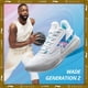 thumbnail image 2 of Zapatillas de baloncesto para hombre Li-Ning GENERATION Z On Court, transpirables, con forro acolchado y suela de goma, zapatillas de equipo básicas Son of Flash ABPU027, 2 of 5