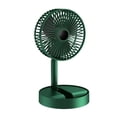 thumbnail image 5 of Ventilador plegable portátil, ventilador USB recargable con pedestal, 3 velocidades, ventilador con batería de 2000 mAh para el hogar, camping, exteriores y oficina, 6 pulgadas, 5 of 5