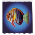 thumbnail image 3 of Ambesonne Ocean Shower Curtain, Tropical Exotic Sea Fish, 69"Wx70"L, Multicolor, 3 of 3