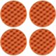 thumbnail image 4 of 4 almohadillas gruesas para pulir tipo gofre, naranja, 4 of 4