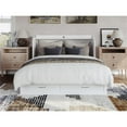 thumbnail image 3 of Pemberly Row Modern Queen Solid Wood Murphy Bed Chest with Mattress in White, 3 of 19
