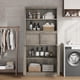 thumbnail image 3 of Yeshouse Armario independiente alto de 130 cm con puertas, dos cajones y estantes, ideal para cocina, comedor, baño, despensa y lavandería, 3 of 7