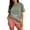 Green, variant on Womens T Shirt Wedding Bridesmaid Funny Round Neck Printed Womens formal Shirts,Beige,L