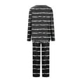 thumbnail image 5 of yievot Womens Pajama Sets Long Sleeve Shirt and Pants Soft Pajama Sets 2 Piece Sleepwear Loungewear, 5 of 5