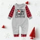 thumbnail image 1 of Pijamas familiares europeos con estampado navideño de moda, traje para padres e hijos, monos de poliéster para bebés., 1 of 3