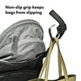 thumbnail image 3 of OXO Tot Handy Stroller Hooks 2-Pack, Grey – Universal Clip for Diaper Bags & Shopping, for Infant Ages 0-12 Months, 3 of 8