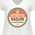 thumbnail image 4 of Inktastic Sailing Gift for Sailor Sailboat Women's Plus Size V-Neck T-Shirt, 4 of 5