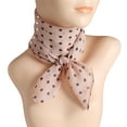 thumbnail image 2 of D-GROEE Women Dot Print Square Scarves Chiffon Kerchief Neck Scarf Neckerchief Headband, 2 of 7