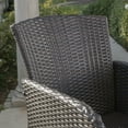thumbnail image 3 of Noble House 3 Pcs Wicker Bar Set with Table, Brown, 3 of 6