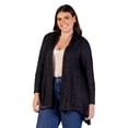 thumbnail image 5 of Plus Size Open Front High Low Cardigan, 5 of 9