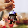 thumbnail image 1 of Interesting Super Wrist Style Rugby Player Acrylic Statue Keychain 2D Design A Sports Souvenir That Fans Can Collect, 1 of 6