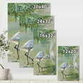 thumbnail image 4 of Designart ' Portrait Of Heron Birds I ' Traditional Canvas Wall Art Print, 4 of 4