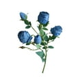 thumbnail image 3 of Xuniizn Artificial Flowers, 5-Heads Fake Roses Bouquet UV Resistant Silk Flowers, Lifelike, No Fade, Fake Flowers for Wedding, Party, DIY Tables Centerpiece Decor - Fake Flowers, 3 of 7