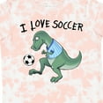 thumbnail image 4 of Inktastic I Love Soccer-dinosaur in Blue Boys or Girls Toddler T-Shirt, 4 of 5