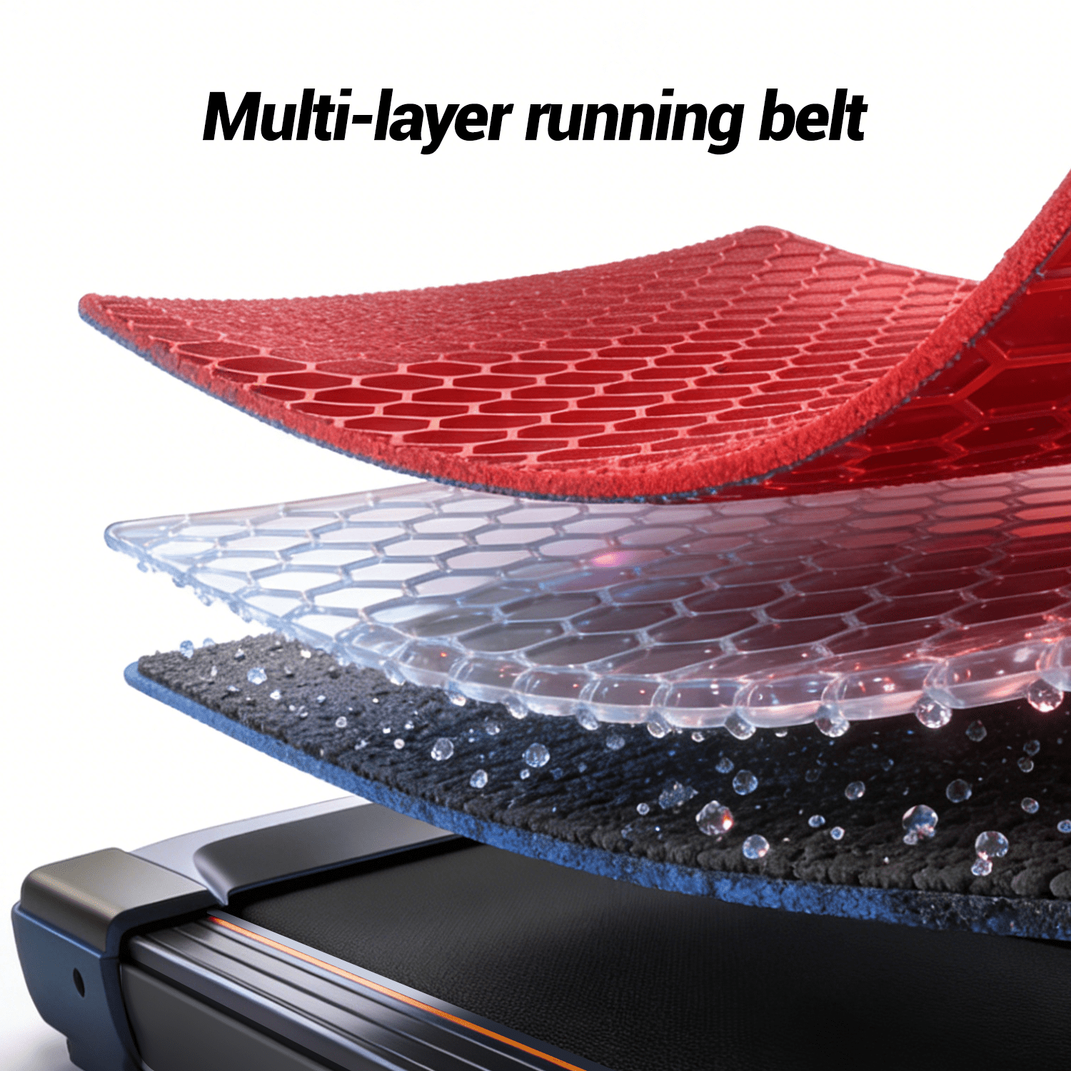 BOGYKIK Foldable Electric Treadmill with 15% Incline & Speed 0.6–7.5 MPH, 400 lbs Capacity 3.0HP Quiet Walking Pad with LED Screen, 7-Layer Shock-Absorbing Running Belt for Home Gym