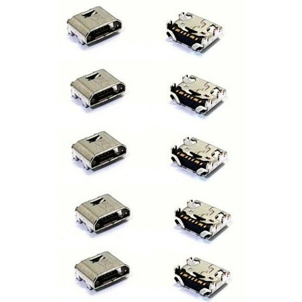 Games Tech 10 X Micro USB Charging Port Charger For Samsung Galaxy Tab 