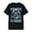 Black, variant on Womens Wolf Graphic T Shirt Be Respectful To Daddy Letter Print Retro Moon Howling Wolves Illustration Hip Hop Streetwear Crewneck Short Sleeve Tee Tops