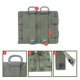 thumbnail image 3 of Hook Loop Sports Military Radio Walkie Talkie Holder Bag Bolsa de caza al aire libre, 3 of 5