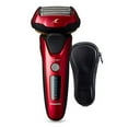 thumbnail image 1 of Panasonic ARC5 Rasoir Électrique pour Hommes avec Tondeuse Escamotable, Rasoir Électrique Humide et Sec à 5 Lames avec Capteur de Rasage Intelligent et Tête Pivotante Flexible 16D - ES-ALV6HR (Rouge), 1 of 5