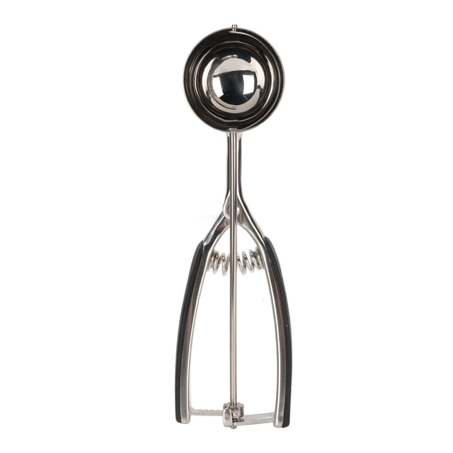 Small Cookie Scoop, Stainless Steel Cookie Scoop Efficient Dishwasher Safe Multifunctional 55mm Quick Release for Baking
