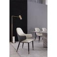 thumbnail image 2 of American Eagle Furniture Faux Leather Dining Arm Chair in Gray (Set of 2), 2 of 4