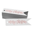 thumbnail image 1 of Inkdotpot Real Rose Gold Foil Merry Christmas Tags Favor Hang Paper Tags 50 Pieces, 1 of 6