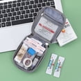 thumbnail image 4 of 2 Pieces Portable First Aid Kit, Empty First Aid Kit, Mini Portable First Aid Kits, for Emergency Situations at Home, Office, Travel, Hiking, Camping, Green(2 Sizes), 4 of 5