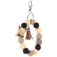 thumbnail image 3 of Pulsera de llavero con cuentas de silicona, borla y hebilla de metal, 3 of 8