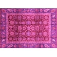 thumbnail image 1 of Ahgly Company Indoor Rectangle Abstract Pink Modern Area Rugs, 8' x 10', 1 of 4