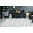 thumbnail image 2 of Ladole Rugs Modeno Cream Ivory Abstract Modern European Polypropylene Indoor Area Rug Carpet, 4x5 (3'11" x 5'3", 120cm x 160cm), 2 of 6