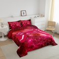 thumbnail image 3 of Erosebridal Video Gamer Bedding Sets Full with Comforter,Geometric Hexagon Duvet Insert,Gamepad Decor,Reversible,3pcs, 3 of 7