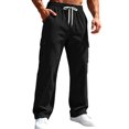 thumbnail image 2 of Men's Corduroy Utility Pants Relaxed Fit Pockets Casual Outdoor Cargo Trousers Travel Workwear, 2 of 9
