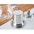 thumbnail image 4 of Clearance!Lssam Glass Bottles Glass Bottle With Lid Glass Water Bottles Clear Glass Tea Kettle With Strainer Heatproof Tea Loose Leaf Borosilicate Teapot With Removable Infuser Stovetop 400ml, 4 of 7