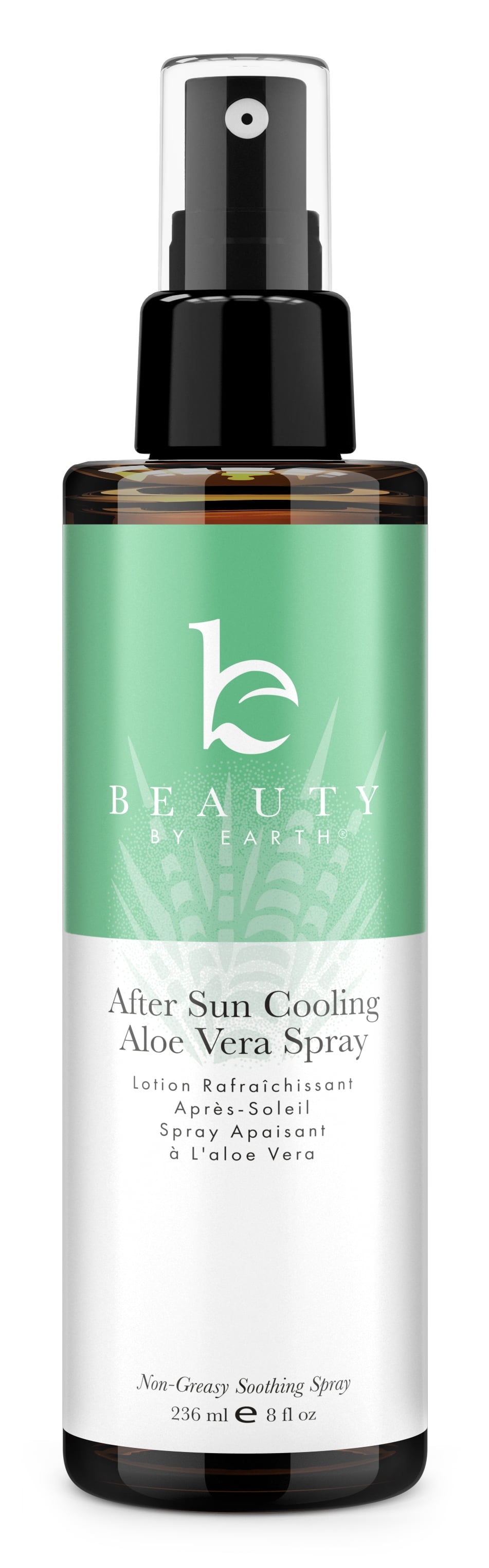 Beauty by Earth Cooling After Sun Care Spray - With Organic Aloe Vera Gel, Aloe Vera Gel Spray for Sunburn Relief