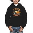 thumbnail image 2 of Mercatoo Sporty Casual and Loose Children's Top, Cute and Mischievous Style Halloween Printed Children's Hooded Sweatshirt, 2 of 4