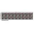 thumbnail image 2 of Ambesonne Ethnic Fabric by the Yard Upholstery, Aztec Ornament Lace, 5 Yards, Grey Vermilion Brown, 2 of 4