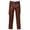 Brown, variant on WEAIXIMIUNG Mens Pj Pants Men's Fashion Leisure Comfortable and Versatile Solid Color Men's Pu Leather Casual Pants