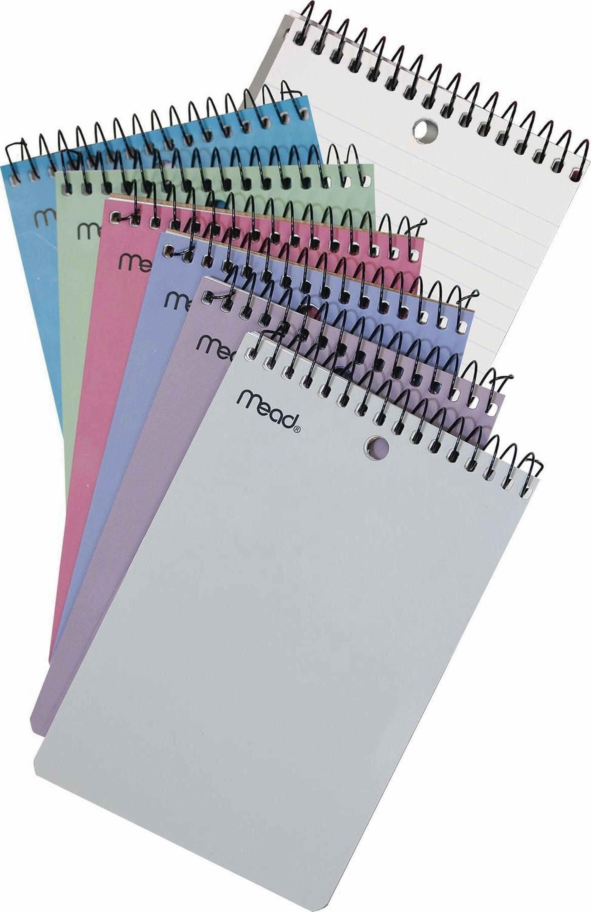 Mead Poly Memo Book, 4 x 6, 75ct, Poly Memo Book