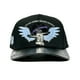 thumbnail image 2 of VAGO Style EL AZUL Gorra Artesanal Negra Visera Curva, 2 of 5