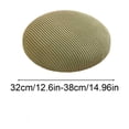 thumbnail image 3 of Dongrere Stretch Bar Stool Seat Cover, Striped Round Cushion, Anti-Slip Chair Cover for Bar Kitchen Living Room Use, Green, 3 of 6