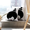 thumbnail image 6 of LALILO Throw Pillow Covers Woman Afro Hair Afro Avatar Big Black Cushion Cover 18" x 18", 2 Pack, 6 of 6
