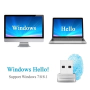 Portable USB Fingerprint Reader, Identification Matching Biometric , 360 degree Touch, Sign- Device, Speedy Matching